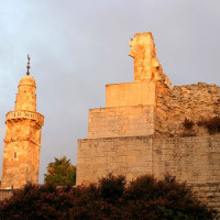 Beeld op de Rambansynagoge