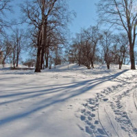 Sneeuw op de Tähtitorninmäki