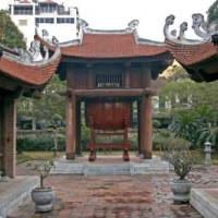 Plein bij de Temple of Literature