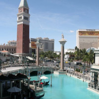 Zicht op The Venetian