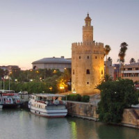 Schemerbeeld in Sevilla