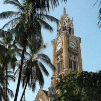 Aan de Universiteit van Mumbai