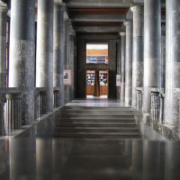 Gang in de Universiteit van Ljubljana