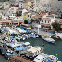 Scheepjes in de Vallon des Auffes