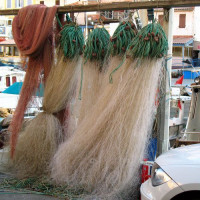 Visnetten in de Vallon des Auffes