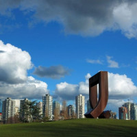 Sculptuur in Vanier Park