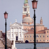 Vergezicht op de San Giorgio Maggiore-basiliek