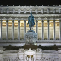 Standbeeld voor het Victor Emanuel II -monument