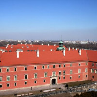 Luchtbeeld van het Koninklijk Paleis