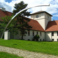 Buiten aan het Vikingschipmuseum