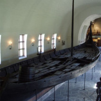 Boeg van een vikingschip