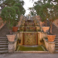 Trappen in de Vizcaya Gardens