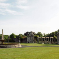 Zicht over de War Memorial Gardens