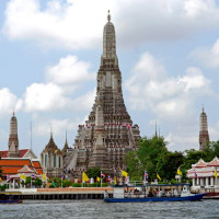 Beeld op de Wat Arun tempel