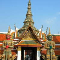 Ingang van het Wat Phra Kaew