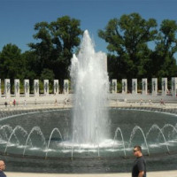 Fontein van het National World War II Memorial