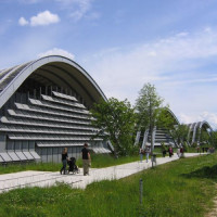 Zicht op het Zentrum Paul Klee