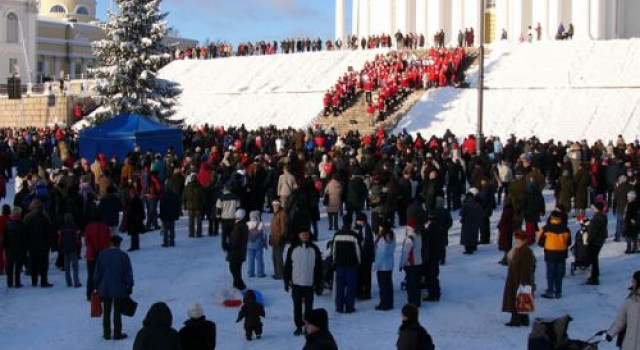 Kerstperiode in Helsinki