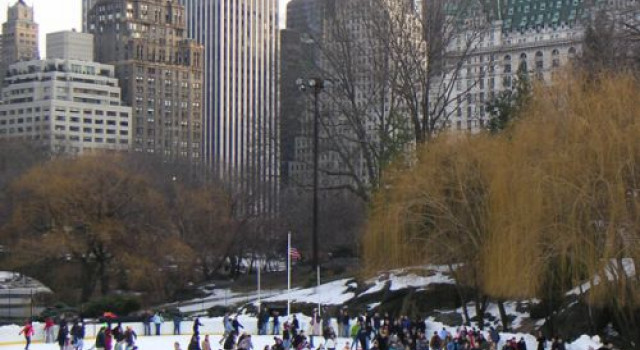 Schaatsen in Central Park