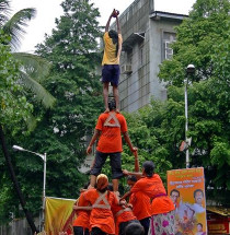 Dahi Handi (Geboorte van Krishna)