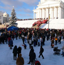 Kerstperiode in Helsinki