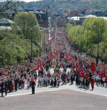 Kinderparade op de nationale feestdag