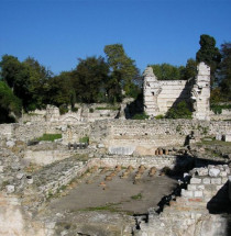 Romeinse thermen en het Musée d’Archéologie