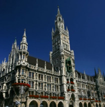 Marienplatz en Neues Rathaus