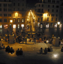 Spaanse trappen en Piazza di Spagna